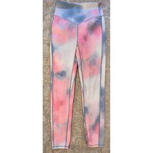 WAVVY Power Core Knit Pop Seam Fitty Britttney Size Small Blue &‎ Pink